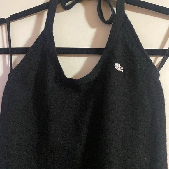 Cashmere Lacoste tie neck tank S ✨FIRM PRICE✨ - Picture 2 of 4